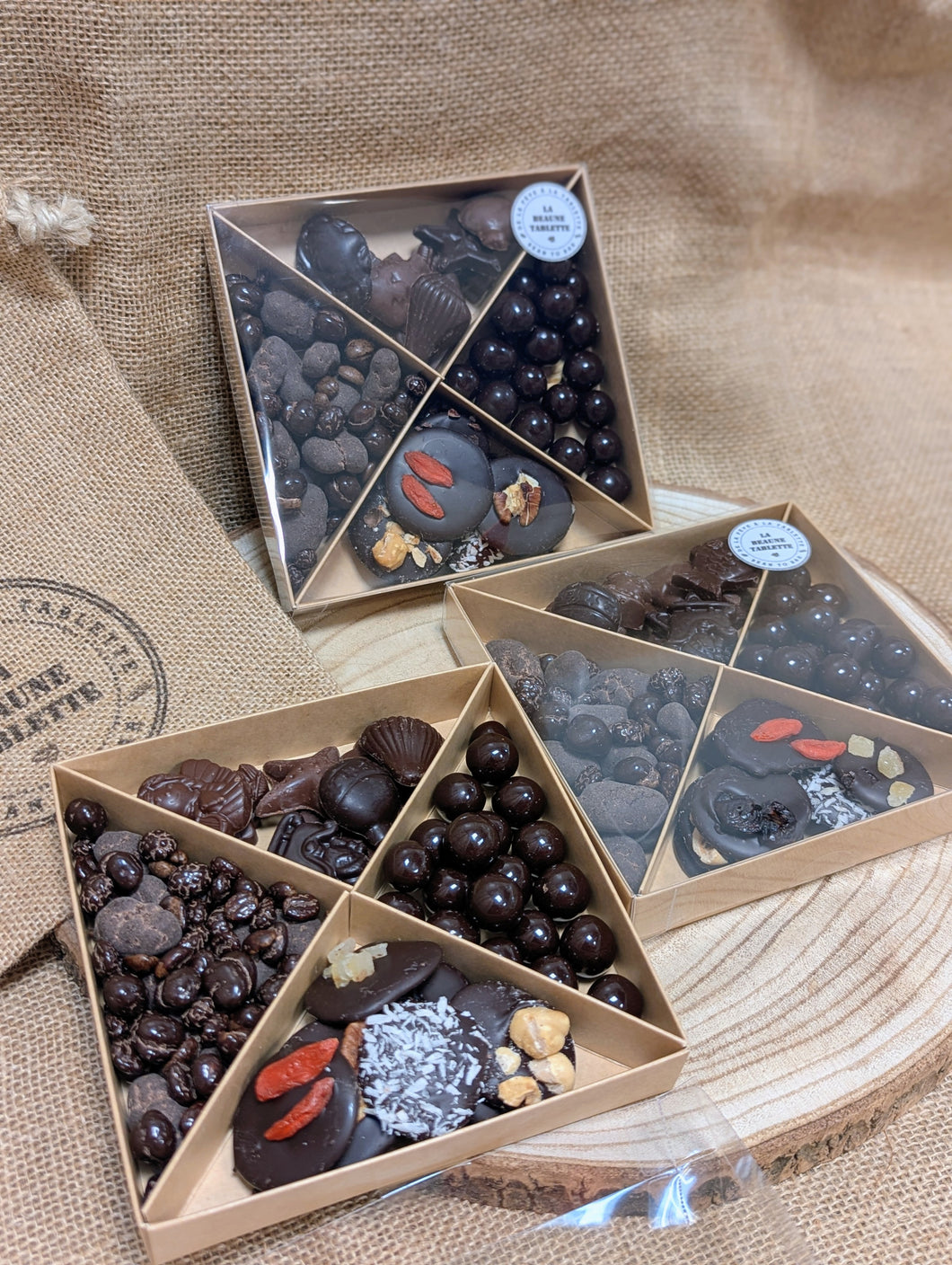 Assortiment Chocolat 4 compartiments